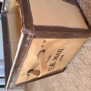 Pottery Barn U.S. Mail Canvas Basket